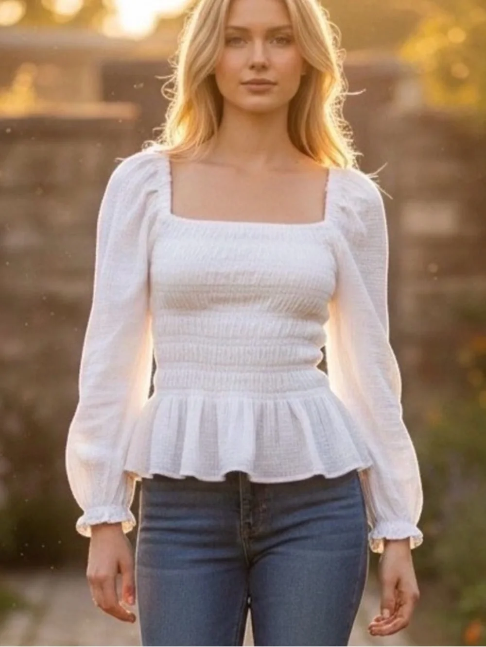 J. Crew lightweight white